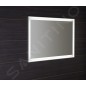 Sapho Miroirs - Miroir Flut dans un cadre 1000x700 mm, avec éclairage LED, blanc FT100 Sapho Miroirs - Miroir Flut dans un cadre 1000x700 mm, avec éclairage LED, blanc FT100