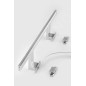 Aqualine Accessoires - Luminaire à LED Serapa, longueur 600 mm, 9W, chromé SA148