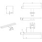 Sapho Éclairage - Luminaire LED Miraka, longueur 300 mm, 5 W, chromé MR300 Sapho Éclairage - Luminaire LED Miraka, longueur 300 mm, 5 W, chromé MR300