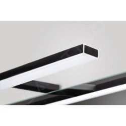 Sapho Éclairage - Luminaire LED Esther, 280x14x107 mm, 6 W, noir E27679CI
