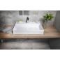 Sapho Godiva - Lavabo 680x440 mm, sans trop-plein, trou pour robinet, blanc GU068 Sapho Godiva - Lavabo 680x440 mm, sans trop-plein, trou pour robinet, blanc GU068