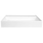 Sapho Godiva - Lavabo 680x440 mm, sans trop-plein, trou pour robinet, blanc GU068 Sapho Godiva - Lavabo 680x440 mm, sans trop-plein, trou pour robinet, blanc GU068