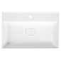 Sapho Godiva - Lavabo 680x440 mm, sans trop-plein, trou pour robinet, blanc GU068 Sapho Godiva - Lavabo 680x440 mm, sans trop-plein, trou pour robinet, blanc GU068
