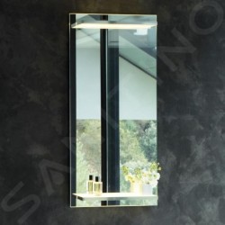 Keuco Edition 11 - Miroir avec éclairage LED et tablette intégrée, 435x900 mm 11198001500