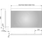 Keuco Edition 400 - Miroir avec éclairage LED 1409x650 mm 11597172500 Keuco Edition 400 - Miroir avec éclairage LED 1409x650 mm 11597172500