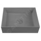 Sapho Formigo - Lavabo à poser 475x365 mm, sans trop-plein, sans trou pour robinet, gris FG019 Sapho Formigo - Lavabo à poser 475x365 mm, sans trop-plein, sans trou pour robinet, gris FG019