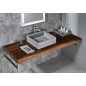 Sapho Formigo - Lavabo à poser 475x365 mm, sans trop-plein, sans trou pour robinet, gris FG019 Sapho Formigo - Lavabo à poser 475x365 mm, sans trop-plein, sans trou pour robinet, gris FG019