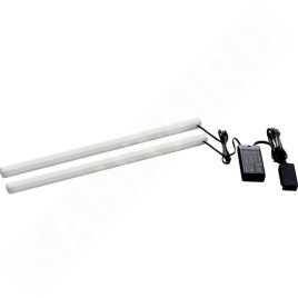 Geberit Accessoires - Réglette lumineuse, longueur 550 mm, double 501550000
