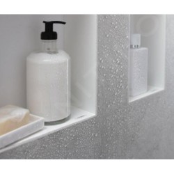 Hansgrohe XtraStoris Minimalistic - Niche murale, 300x300x100 mm, blanc mat 56073700