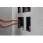 Hansgrohe XtraStoris Minimalistic - Niche murale, 300x150x140 mm, noir mat 56076670