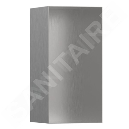 Hansgrohe XtraStoris Minimalistic - Niche murale, 300x150x140 mm, inox brossé 56076800