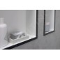 Hansgrohe XtraStoris Individual - Niche murale avec cadre design, 300x150x100 mm, inox brossé / noir mat 56094670