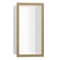 Hansgrohe XtraStoris Individual - Niche murale avec cadre design 300x150x100 mm, blanc mat / bronze brossé 56096140