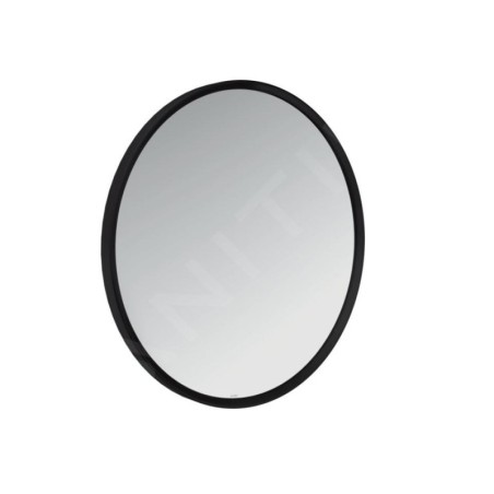 Axor Universal Circular - Miroir, diamètre 600 mm, noir mat 42848670