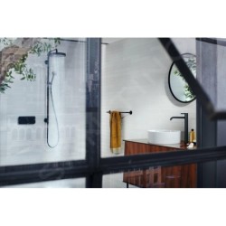 Axor Universal Circular - Miroir, diamètre 600 mm, noir mat 42848670