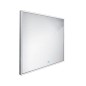 Nimco Miroirs - Miroir avec éclairage LED, 600x600 mm, capteur tactile, aluminium ZP 13066V Nimco Miroirs - Miroir avec éclairage LED, 600x600 mm, capteur tactile, aluminium ZP 13066V