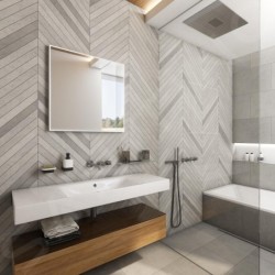 Nimco Miroirs - Miroir avec éclairage LED, 600x600 mm, capteur tactile, aluminium ZP 13066V