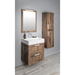Sapho Lavabos - Lavabo Twig, 600x470 mm, avec un trou pour robinet, blanc TW060