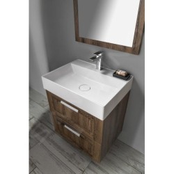 Sapho Lavabos - Lavabo Twig, 600x470 mm, avec un trou pour robinet, blanc TW060