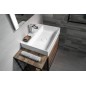 Sapho Lavabos - Lavabo Twig, 600x470 mm, avec un trou pour robinet, blanc TW060 Sapho Lavabos - Lavabo Twig, 600x470 mm, avec un trou pour robinet, blanc TW060