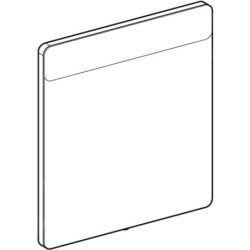 Geberit Option - Miroir avec éclairage LED, 600x650 mm 819260000
