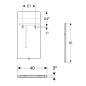 Geberit Option - Miroir avec éclairage LED, 800x400 mm 819240000 Geberit Option - Miroir avec éclairage LED, 800x400 mm 819240000