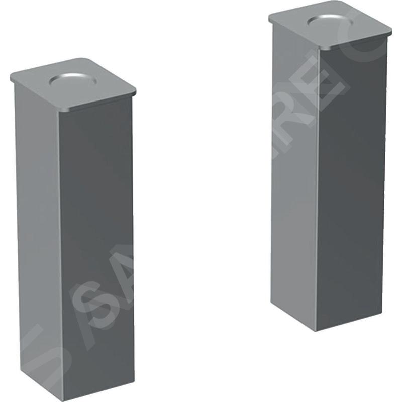 Geberit Accessoires - Jeu de pieds, 2 pcs, chrome 500550000
