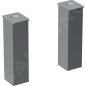 Geberit Accessoires - Jeu de pieds, 2 pcs, chrome 500550000