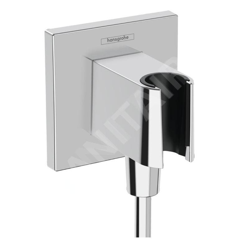 Hansgrohe Fixfit - Coude de raccordement avec support, chrome 26889000