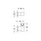 Grohe Rainshower - Support mural de douchette, chrome 27055000