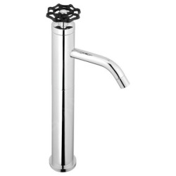 Sapho Industry - Mitigeur de lavabo, haut, chrome/noir 5102LTT