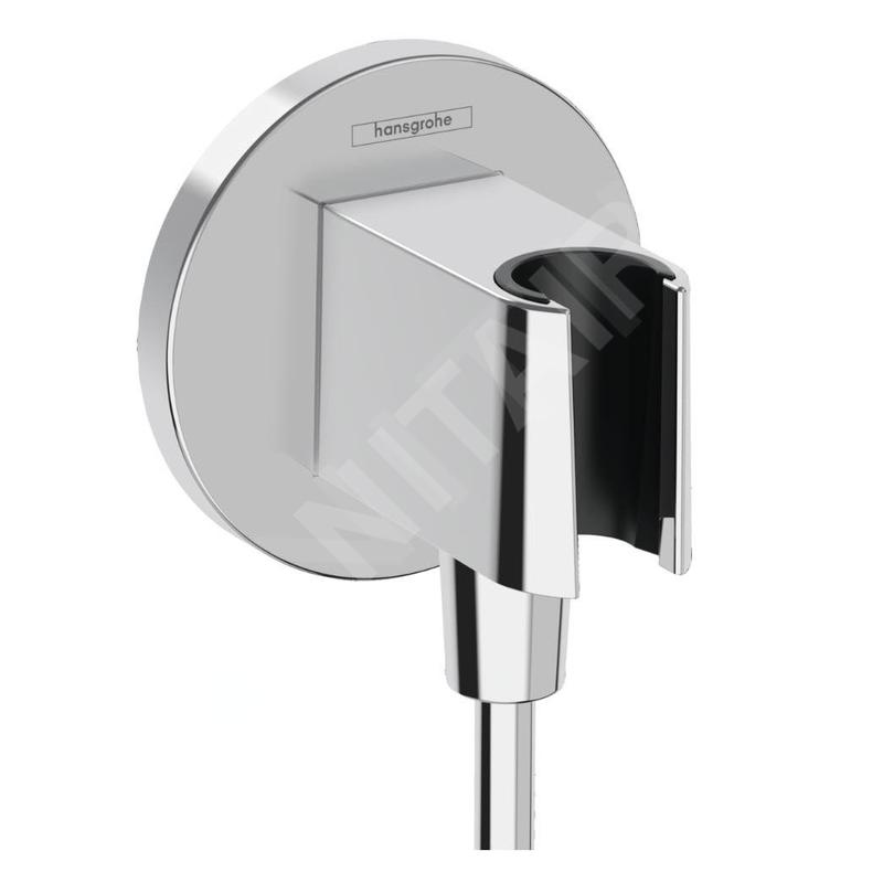 Hansgrohe Fixfit - Coude de raccordement avec support, chrome 26888000