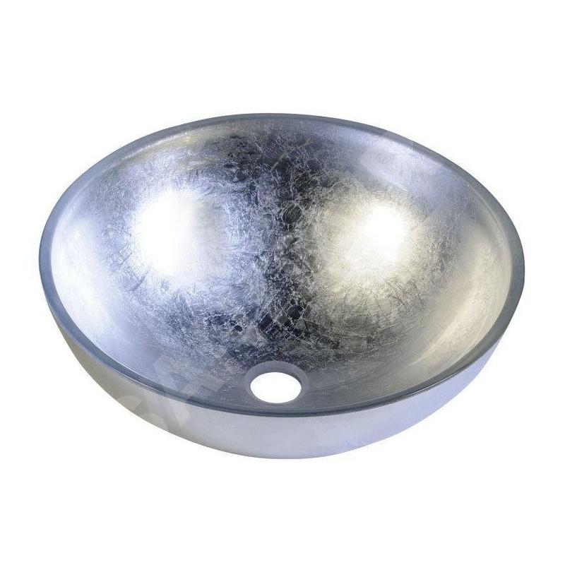 Sapho Murano - Vasque à poser 400x140 mm, d’argent AL5318-52 Sapho Murano - Vasque à poser 400x140 mm, d’argent AL5318-52