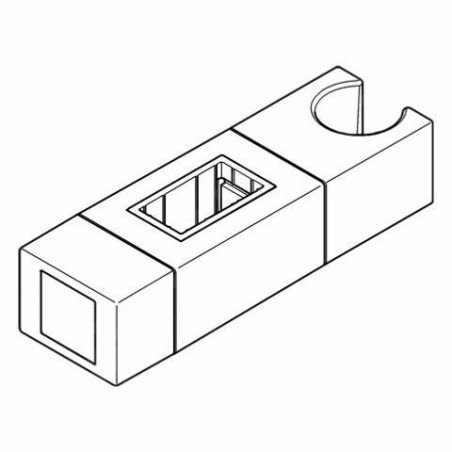 Grohe Euphoria Cube - Support de douchette, chrome 48180000
