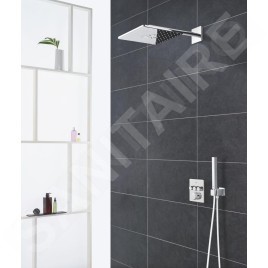 Grohe Rainshower SmartActive Cube - Douche de tête 310, bras de douche 430 mm, 2 jet, chrome 26479000
