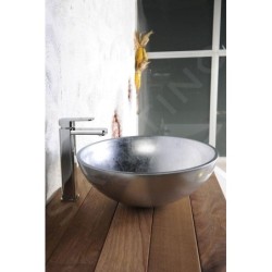Sapho Murano - Vasque à poser 400x140 mm, d’argent AL5318-52