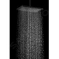 kielle Vega - Douche de tête, 360 x 240 mm, 1 jet, bras de douche 430mm, noir mat 20118SE4