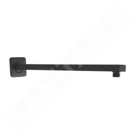 kielle Vega - Douche de tête, 360 x 240 mm, 1 jet, bras de douche 430mm, noir mat 20118SE4