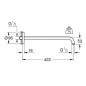 Grohe Rainshower - Bras de douche 422 mm, chrome 26146000