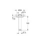 Grohe Rainshower - Bras de douche 142 mm, chrome 28724000