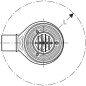 Geberit Accessoires - Bonde de receveur de douche, d90, garde d'eau 50 mm 150.550.00.1