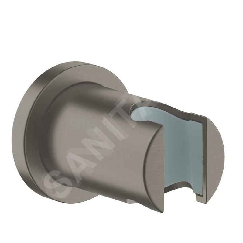 Grohe Rainshower - Support mural de douchette, graphite foncé brossé 27074AL0
