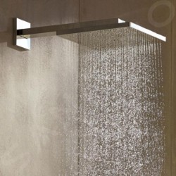 Hansgrohe Raindance E - Douche de tête E 300, EcoSmart 9l/min, avec bras de douche 390 mm, chrome 26239000