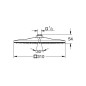 Grohe Rainshower - Douche de tête 310 Mono Cube 9,5 l/min, 1 jet, chrome 26568000
