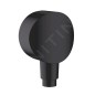 Hansgrohe Fixfit - Coude de raccordement S avec clapet anti-retour, noir mat 26453670