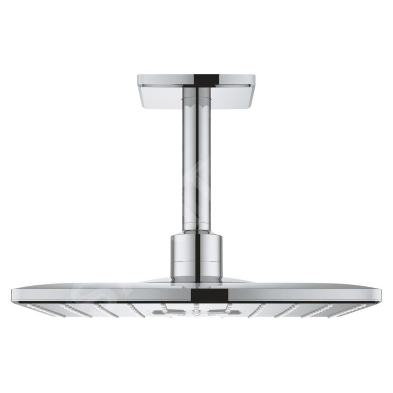 Grohe Rainshower SmartActive Cube - Douche de tête 310, bras de douche 142 mm, 2 jets, chrome 26481000 Grohe Rainshower SmartActive Cube - Douche de tête 310, bras de douche 142 mm, 2 jets, chrome 26481000