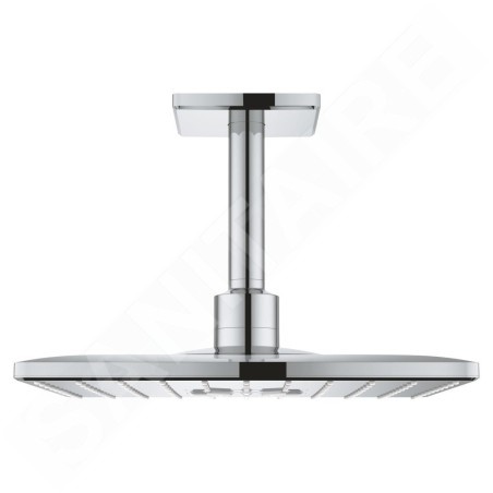 Grohe Rainshower SmartActive Cube - Douche de tête 310, bras de douche 142 mm, 2 jets, chrome 26481000