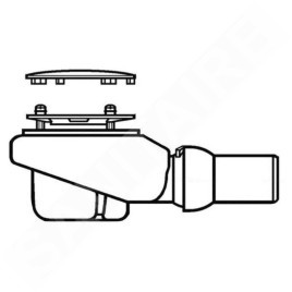 Villeroy & Boch Subway Infinity - Garniture de vidage Tempoplex Plus Compact 90 mm, chrome 92260061