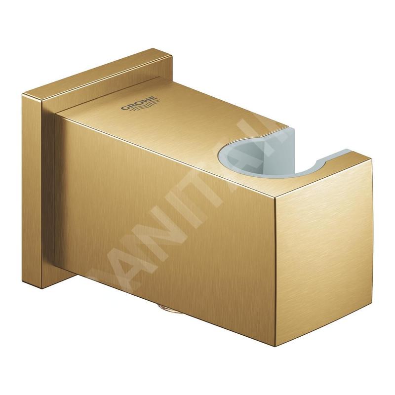 Grohe Euphoria Cube - Coude de raccordement de douche avec support, Cool Sunrise brossé 26370GN0