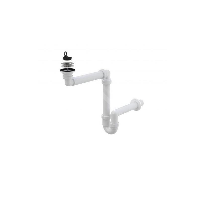 Alcadrain Siphons - Siphon de lavabo, diamètre 40 mm, peu encombrant A413 Alcadrain Siphons - Siphon de lavabo, diamètre 40 mm, peu encombrant A413